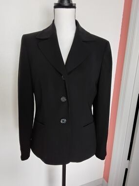 Kasper Black Women's Three-Button Blazer